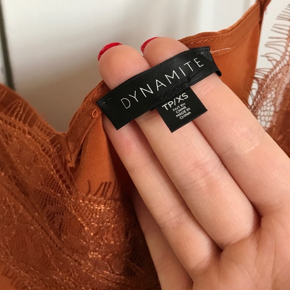 burnt orange camisole - Picture 5 of 8